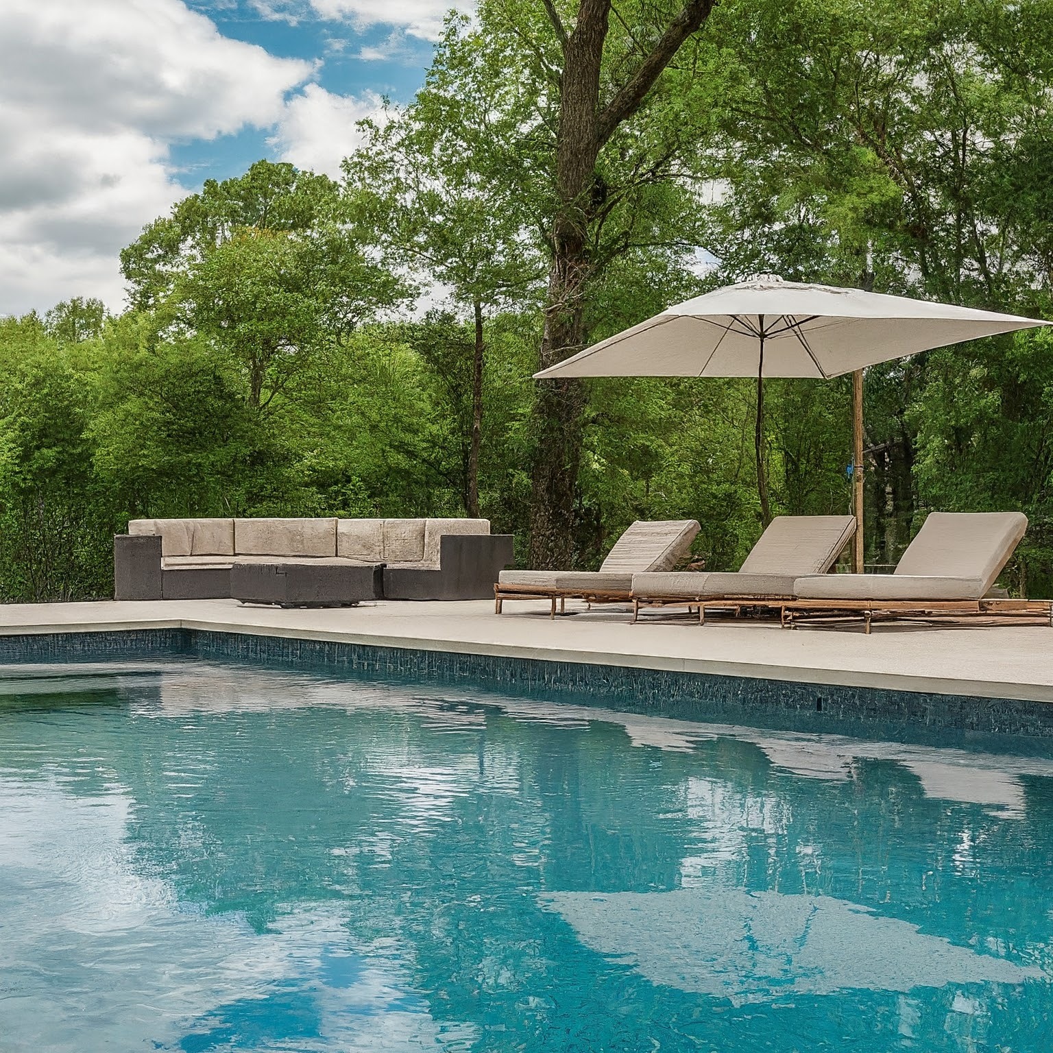 Pool deck resurfacing