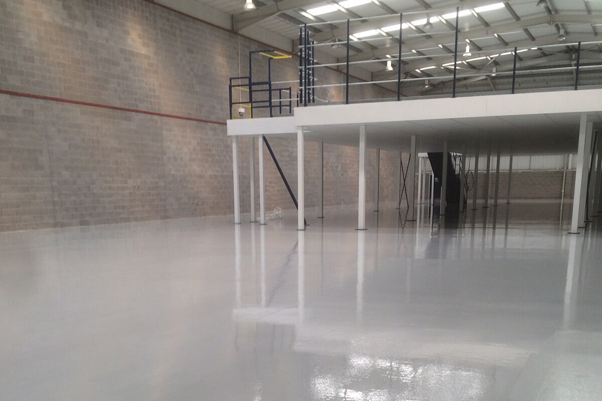 Industrial epoxy floor